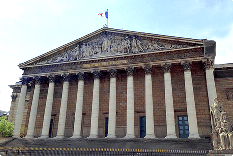 Façade de l'Assembléé Nationale